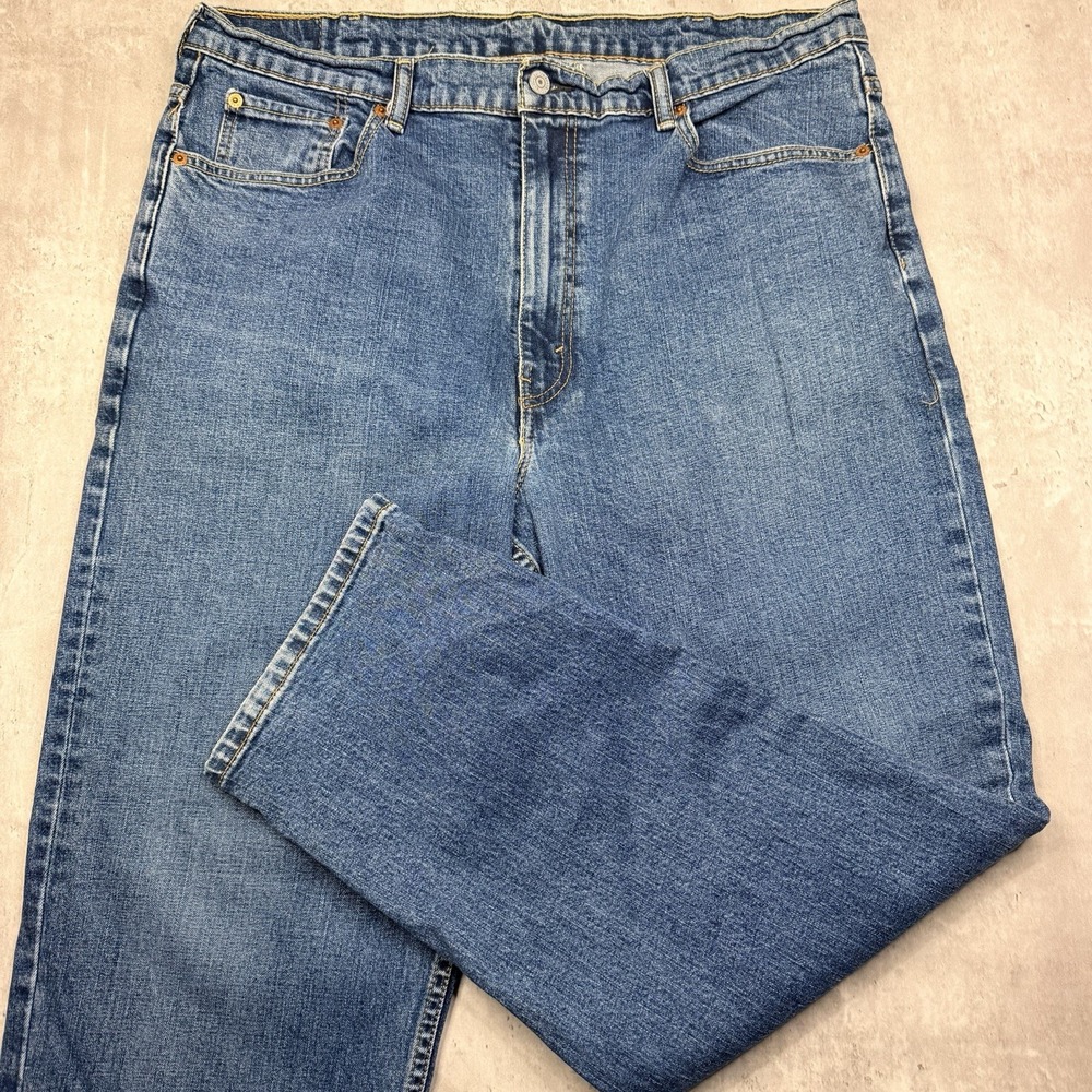 Levi's 550 Jeans Mens 40x30 Blue Relaxed Fit Straight Leg Denim